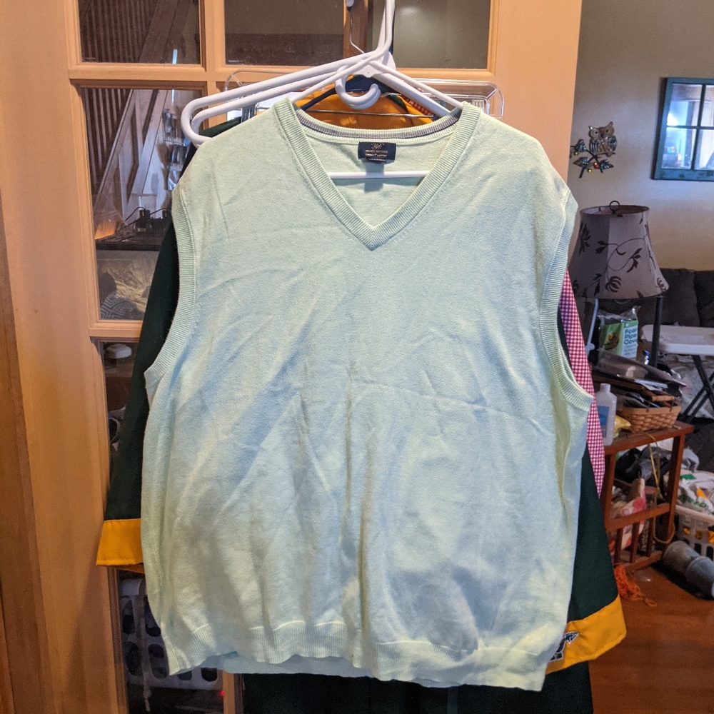 Brooks Brothers V Neck Sweater Vest XXL